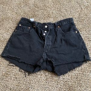 Levi’s Black 501 shorts